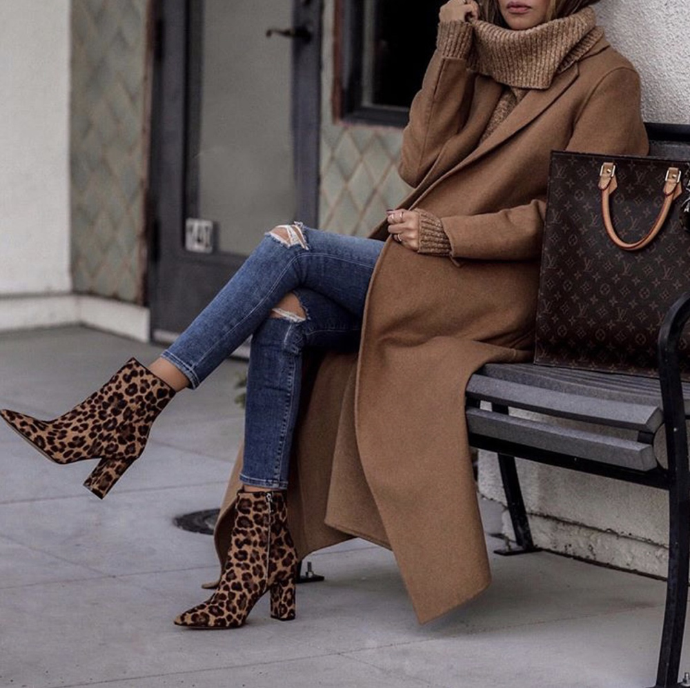 best boots for fall 2019, leopard booties, fall 2019 boot trends | lolario style